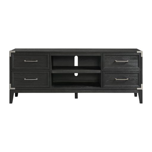 Intercon Laguna Weathered Steel TV Console - Image 2