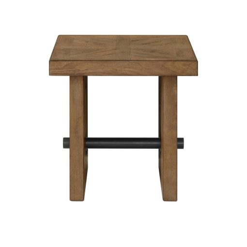 Intercon Landmark Weathered Oak End Table - Image 2