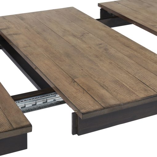 Intercon Beacon Black & Walnut Dining Table - Image 2
