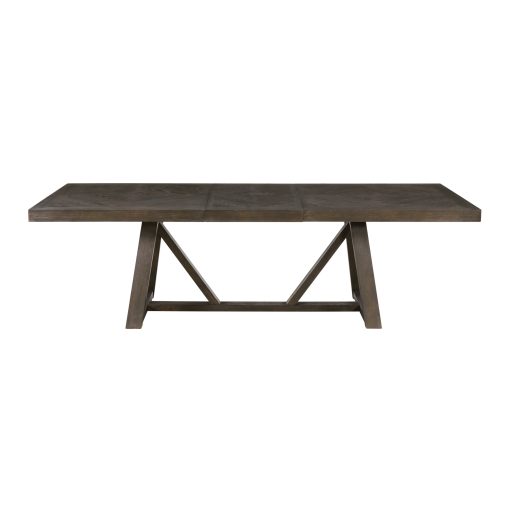 Intercon Hearst Reclaimed Chevron Trestle Table - Image 2