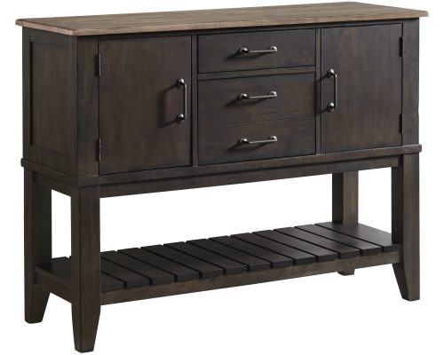 Intercon Beacon Black & Walnut Server