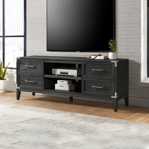 Intercon Laguna Weathered Steel TV Console - Image 4