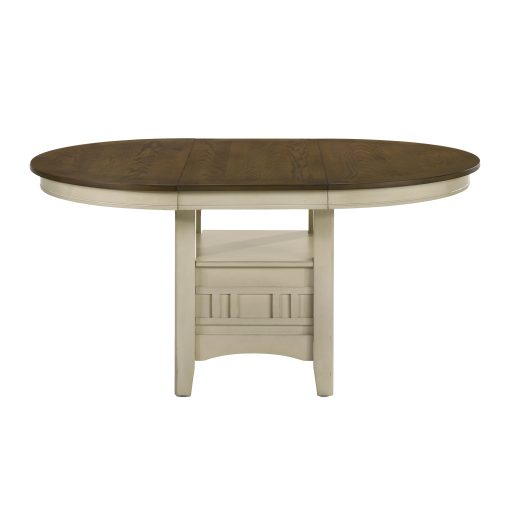 Intercon Mission Casual Rustic White and French Oak Dining Table - Image 2