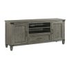 Intercon Brushed Pewter Foundry TV Console