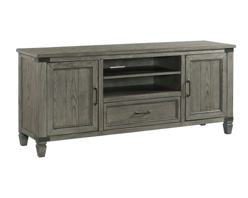 Intercon Brushed Pewter Foundry TV Console
