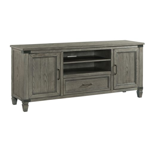 Intercon Brushed Pewter Foundry TV Console