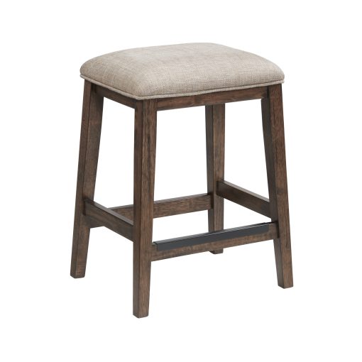 Intercon Kauai Brushed Mango Wood Backless Stool