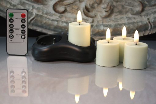 The Light Garden Radiance Rechargeable Tea Lights Set of 4