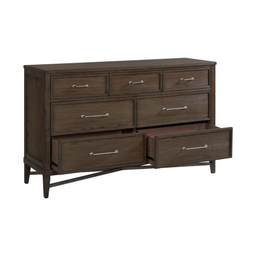Intercon Preston Weathered Vintage Oak Dresser - Image 3