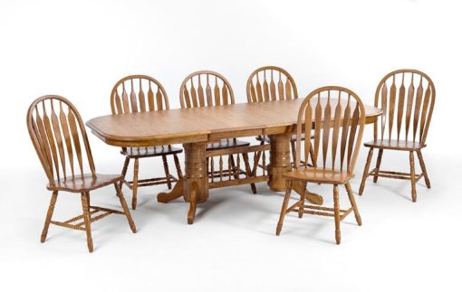 Intercon Classic Oak Chestnut Arrow Chair - Image 3