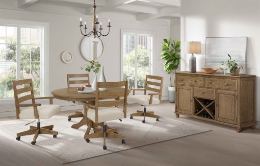 Intercon Colonial Oak Game Chair - Image 3