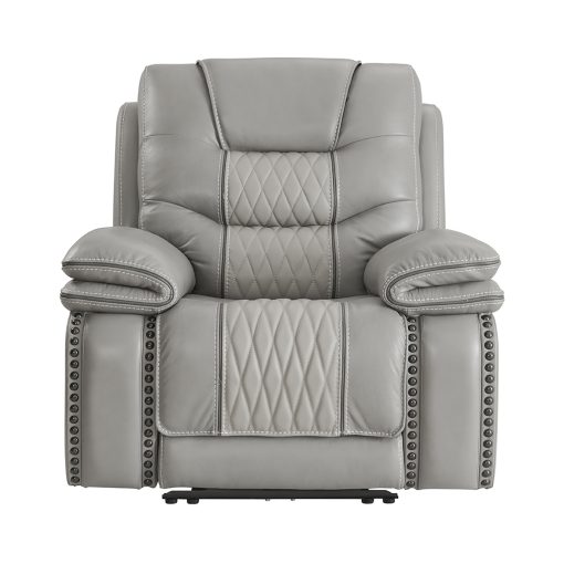 Intercon Cody Dual-Power Recliner | Light Grey - Image 2