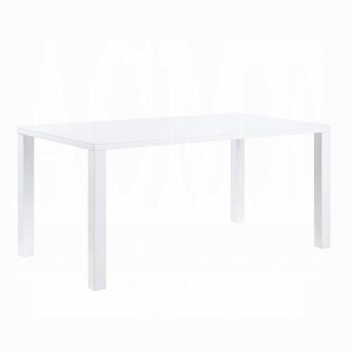 Acme Pagan White High Gloss Dining Table - Image 3
