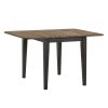 Intercon Harper Brushed Brown and Pecan Drop Leaf Table