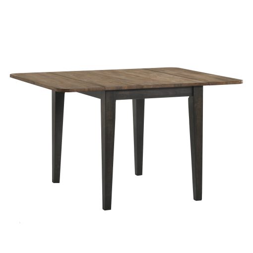 Intercon Harper Brushed Brown and Pecan Drop Leaf Table