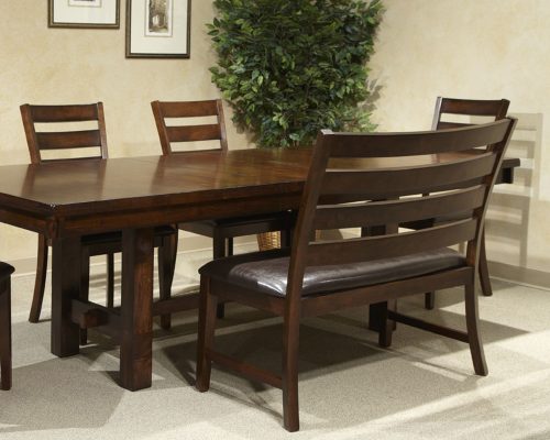 Intercon Kona Ladder Counter Bench | Raisin
