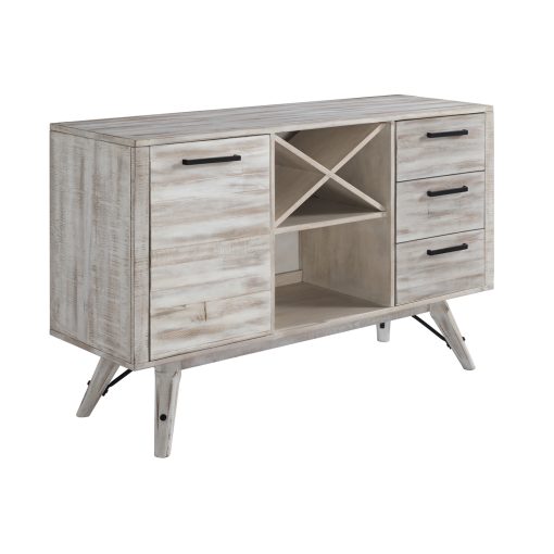 Intercon Modern Rustic Weathered White Server