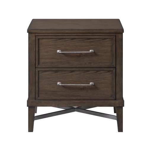Intercon Preston Weathered Vintage Oak Nightstand - Image 2