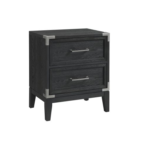 Intercon Laguna Weathered Steel Nightstand