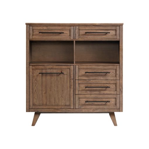 Intercon Oslo Pantry Weathered Chestnut Cabinet - Image 2
