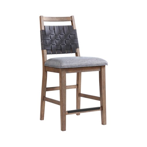 Intercon Oslo Woven Weathered Chestnut Stool