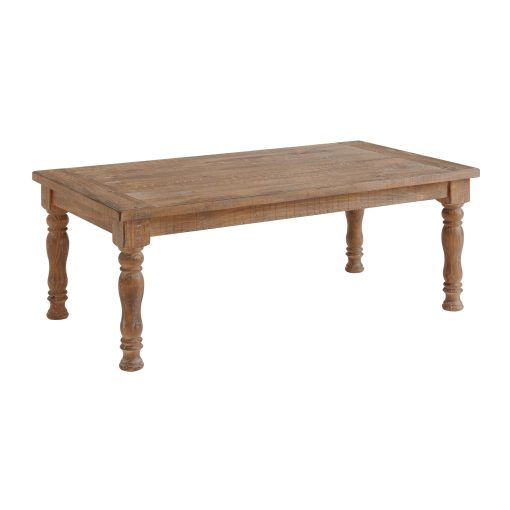 Intercon Highland Sandwash Coffee Table with Turned Legs