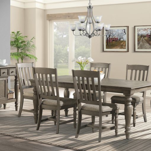 Intercon Balboa Park Roasted Oak Slat Chair - Image 4