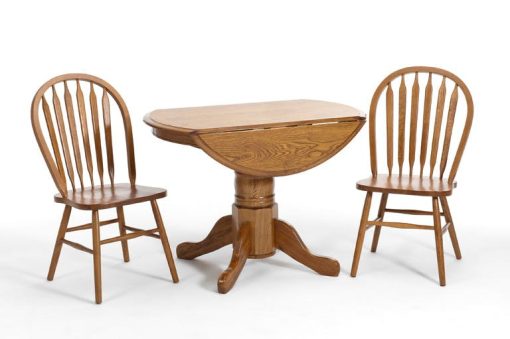 Intercon Classic Oak Chestnut Plain Arrow Chair - Image 2