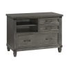 Intercon Foundry Brushed Pewter Lateral File Cabinet