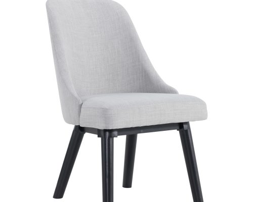 Intercon Foundry Pewter Mid-Century Upholstered Chair