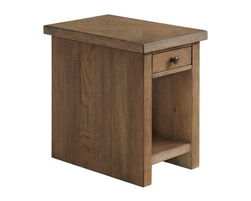 Intercon Landmark Weathered Oak Chairside Table