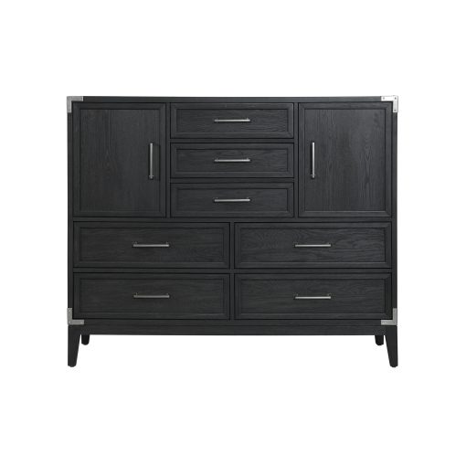 Intercon Laguna Weathered Steel Gentleman's Chest - Image 2