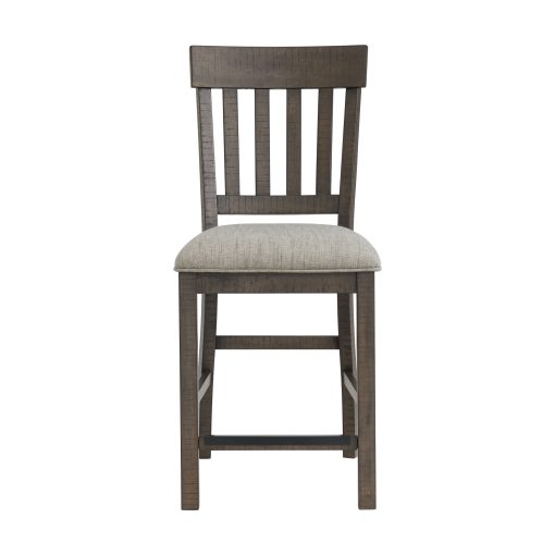 Intercon Sullivan Burnished Clay Slat Stool - Image 2
