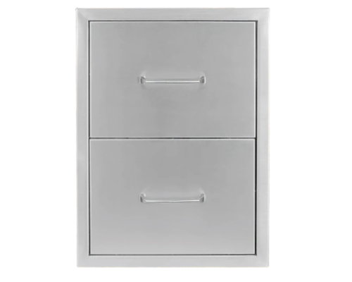 Wildfire Outdoor Living Double Drawer 16" X 22" 304 Stainless Steel
