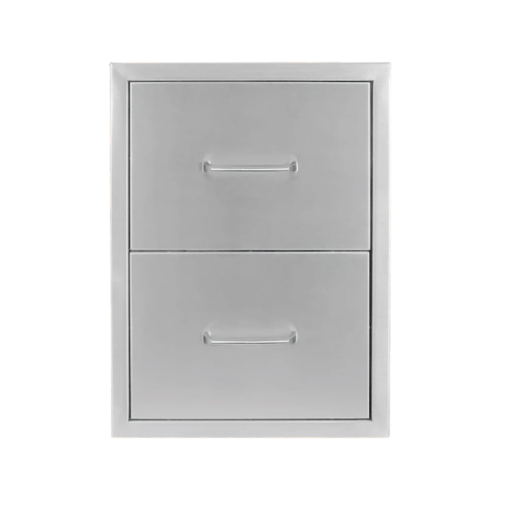Wildfire Outdoor Living Double Drawer 16" X 22" 304 Stainless Steel