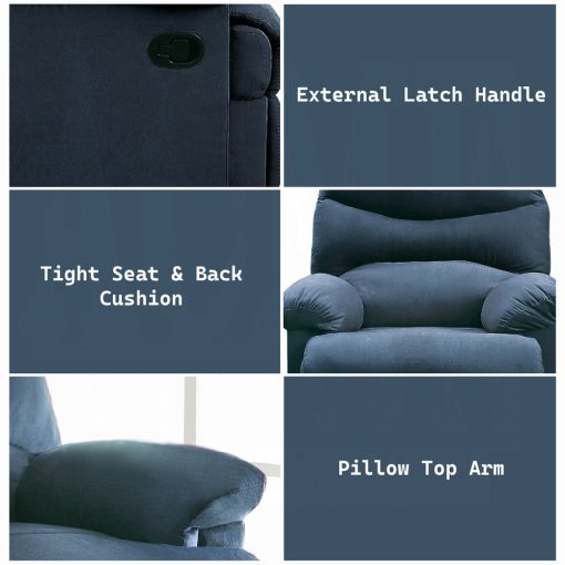 Acme Arcadia Motion Woven Fabric Recliner - Image 10