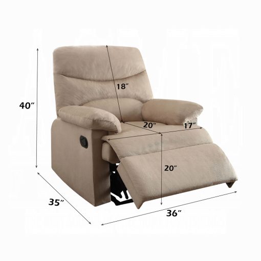Acme Arcadia Motion Woven Fabric Recliner - Image 29