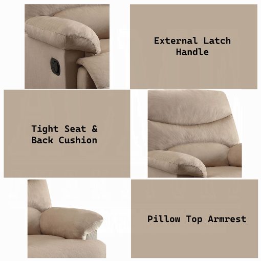 Acme Arcadia Motion Woven Fabric Recliner - Image 28