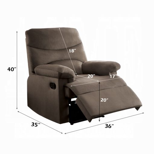 Acme Arcadia Motion Woven Fabric Recliner - Image 34