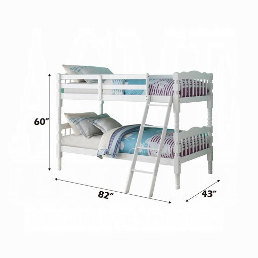 Acme Homestead White Bunk Bed (T/T) - Image 4
