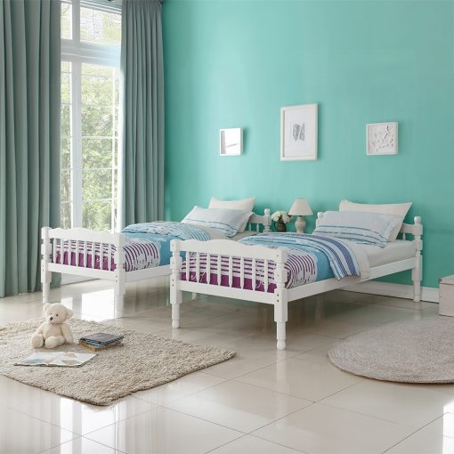 Acme Homestead White Bunk Bed (T/T) - Image 5