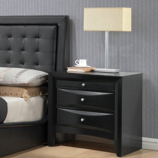Acme Ireland Black Nightstand