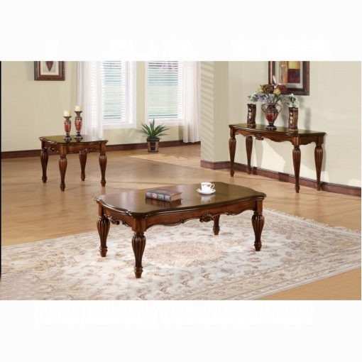 Acme Dreena Cherry Sofa Table - Image 3