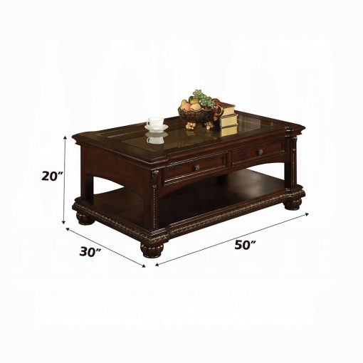 Acme Anondale Cherry Coffee Table - Image 3