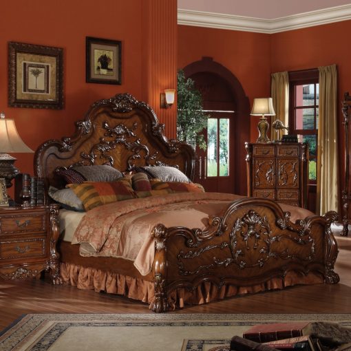 Acme Dresden Cherry Oak Bed