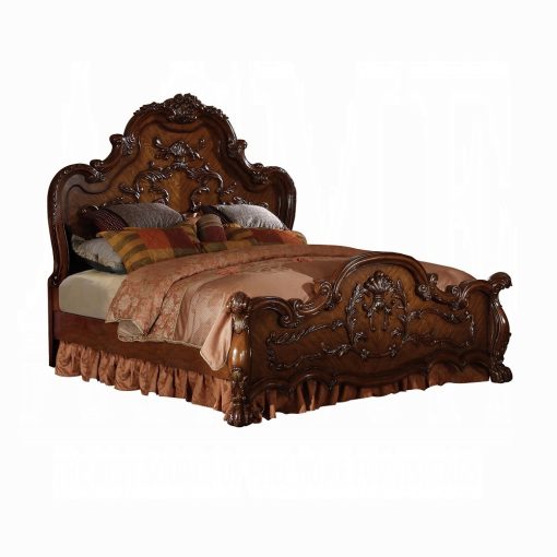 Acme Dresden Cherry Oak Bed - Image 2