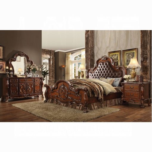 Acme Dresden Cherry Oak Mirror - Image 3