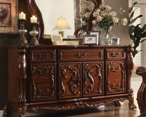 Acme Dresden Cherry Oak Dresser