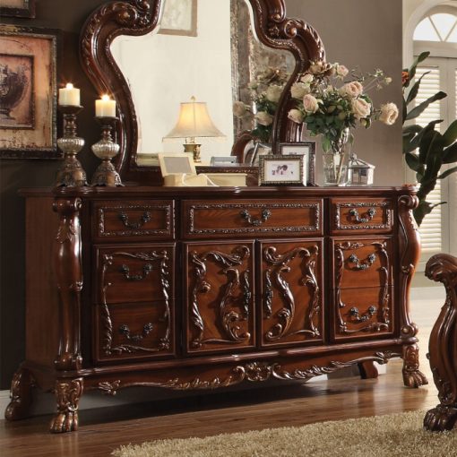 Acme Dresden Cherry Oak Dresser