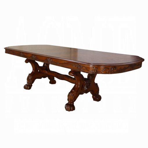 Acme Dresden Cherry Oak Dining Table - Image 2